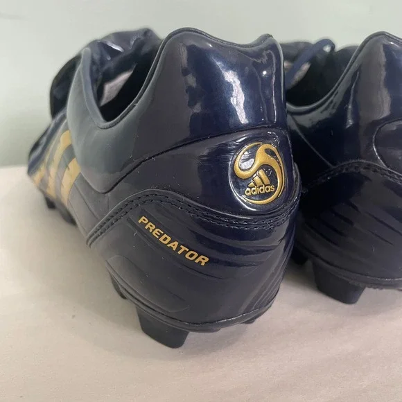 Adidas Absolado TRX FG Predator David Beckham 075613 Size 11 Navy Gold Soccer